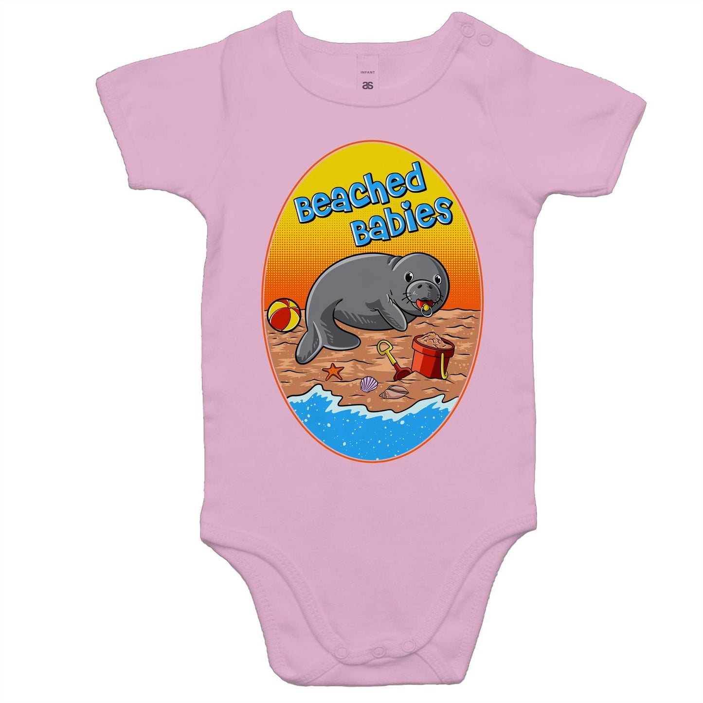 Beached Babies (dugong)- Baby Onesie