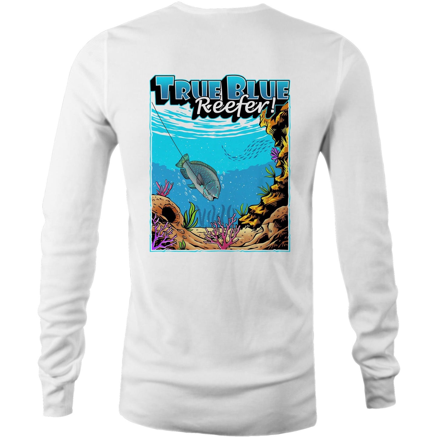 True Blue Reefer- Men’s Long Sleeve Tee