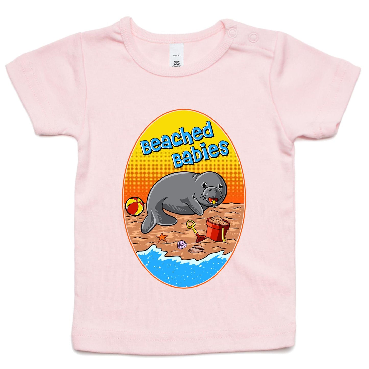 Beached Babies (dugong)- Mini Tee