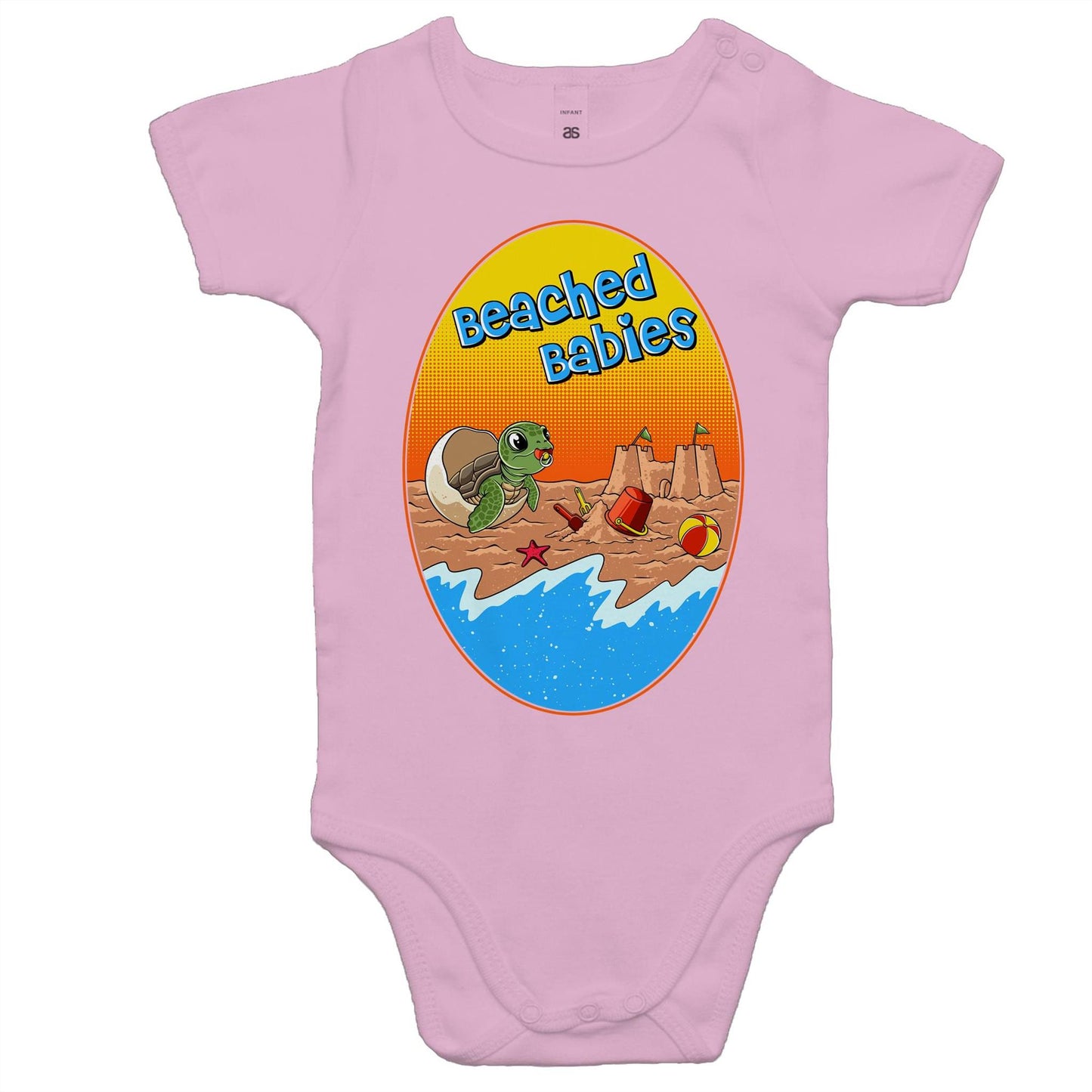 Beached Babies (turtle) - Baby Onesie