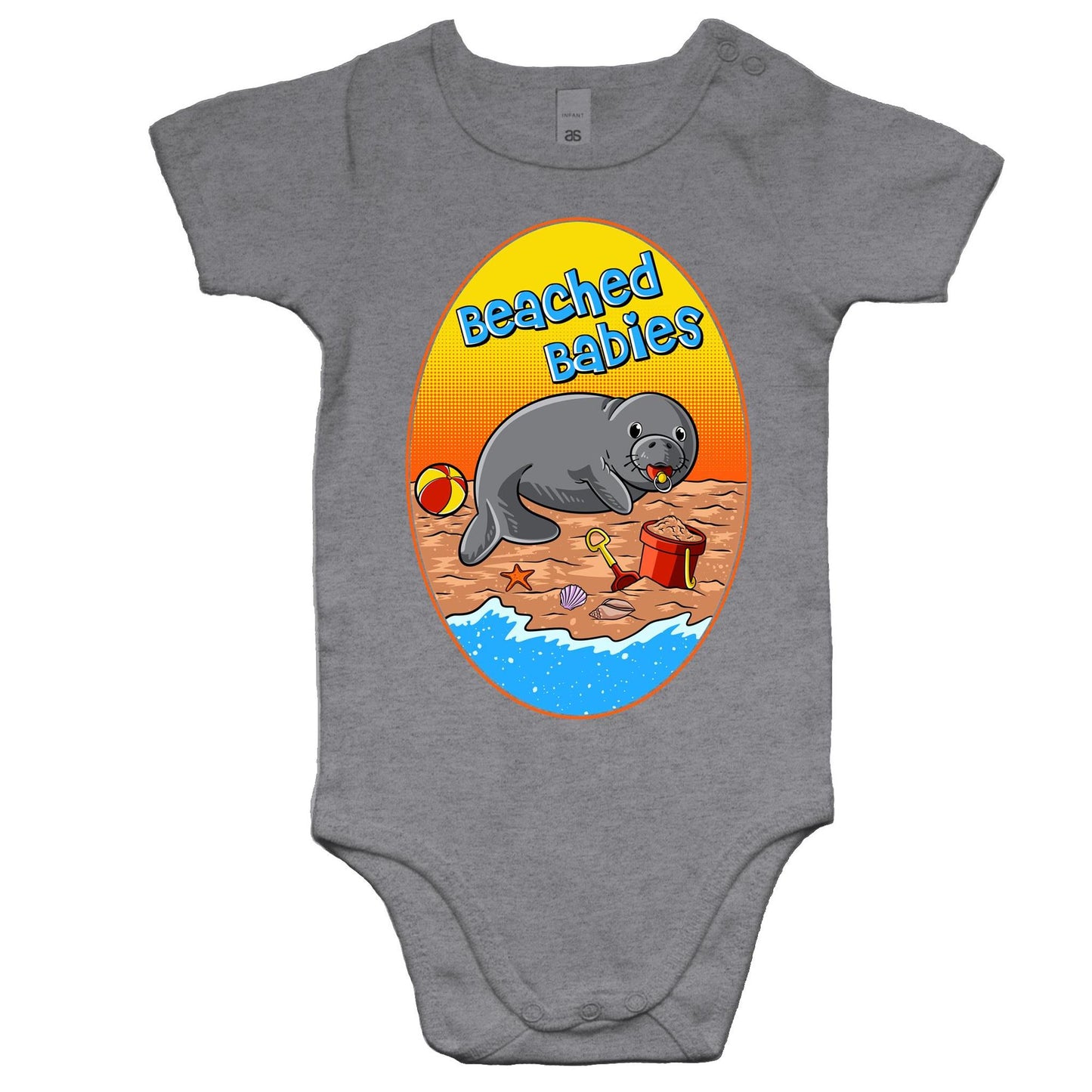 Beached Babies (dugong)- Baby Onesie