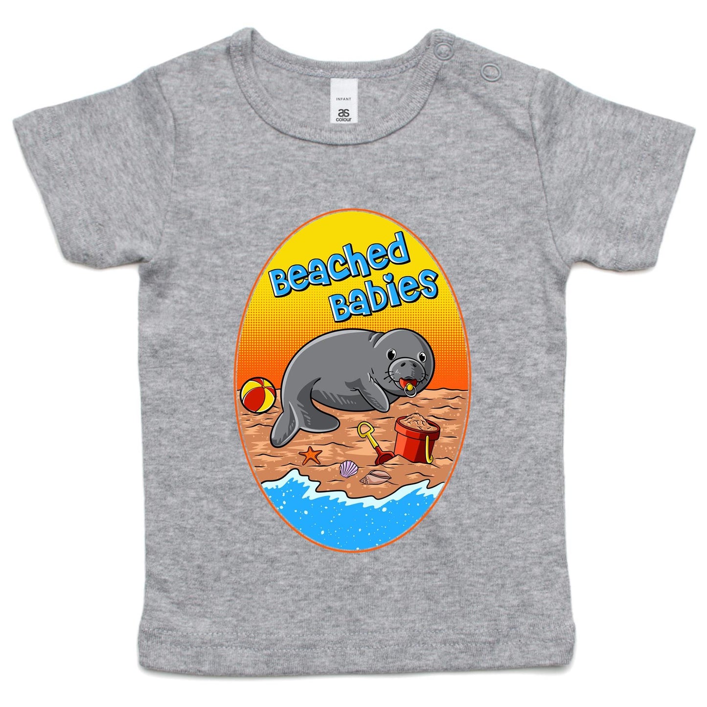 Beached Babies (dugong)- Mini Tee