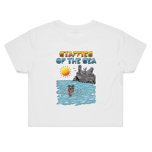 Staffies of the Sea- Women's Crop Top