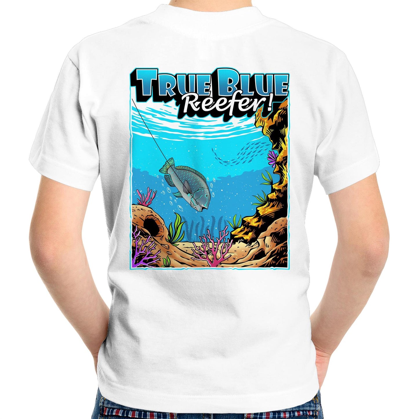 True Blue Reefer- Kids Tee