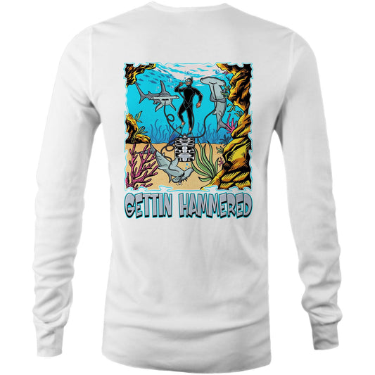 Gettin Hammered - Mens Long Sleeve Tee