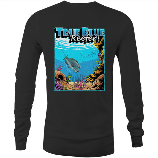 True Blue Reefer- Men’s Long Sleeve Tee