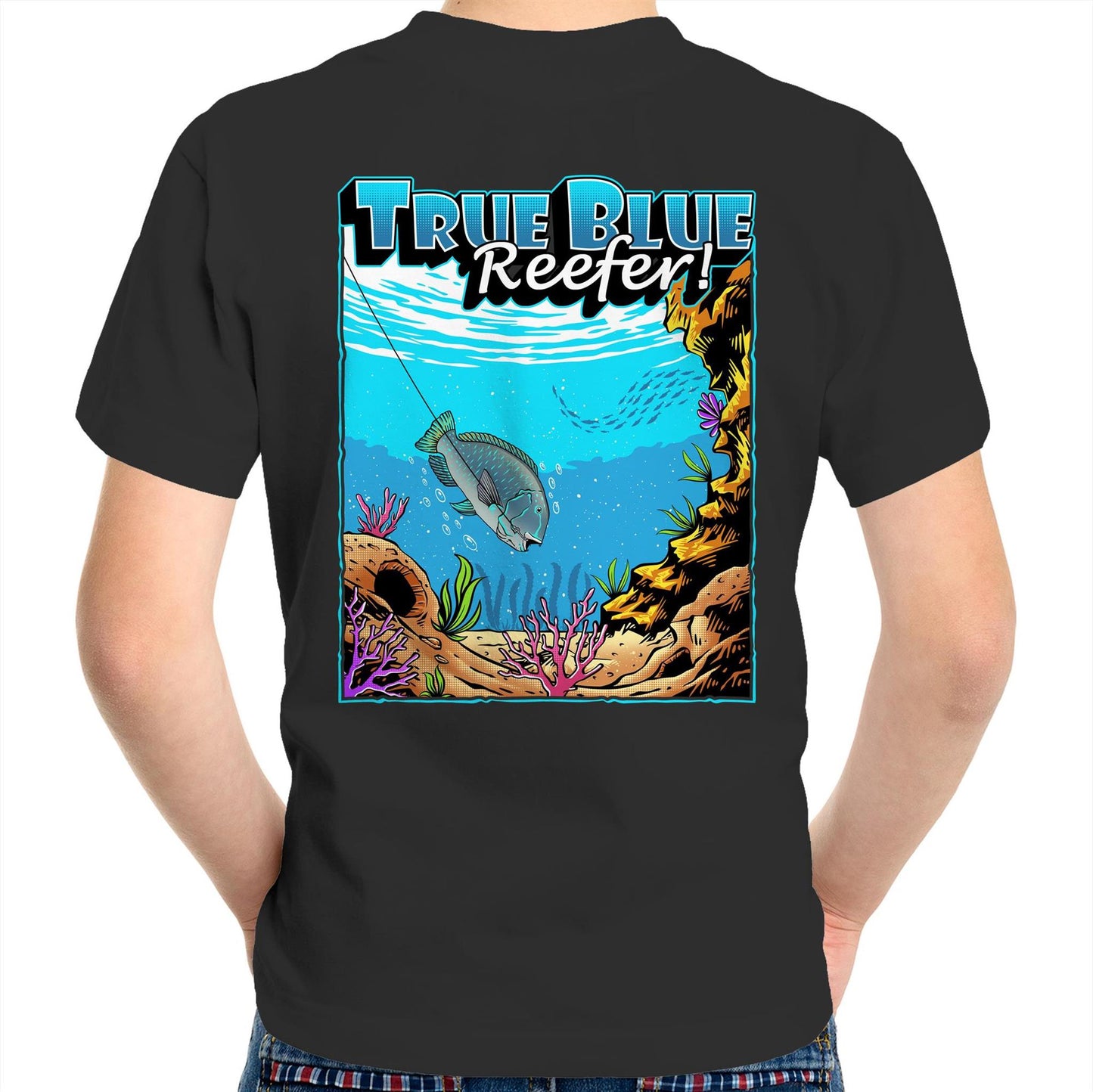 True Blue Reefer- Kids Tee