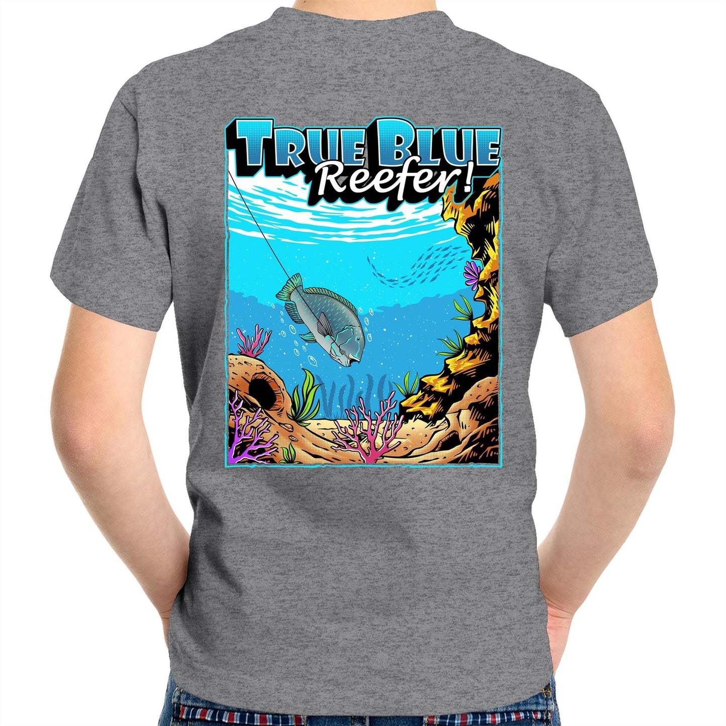 True Blue Reefer- Kids Tee