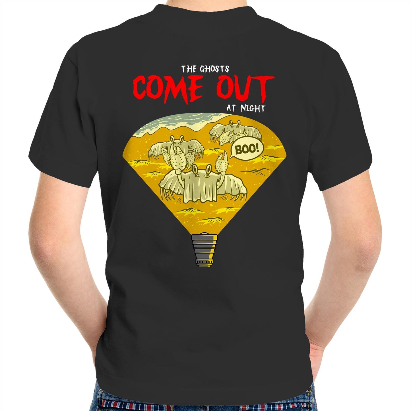 The Ghosts Come Out At Night- Kid's Tee