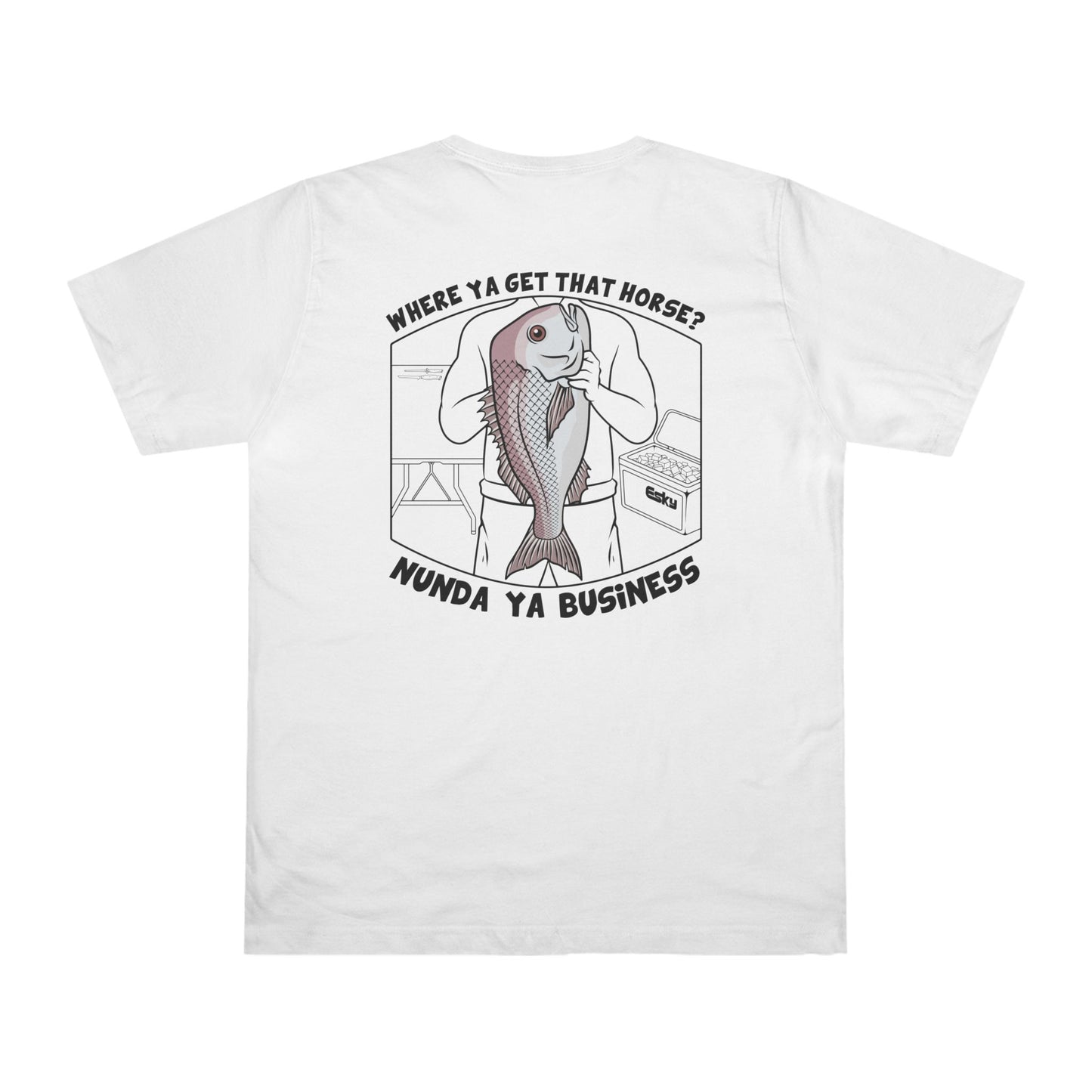 Nunda Ya Business Pink Snapper- Men's Tee